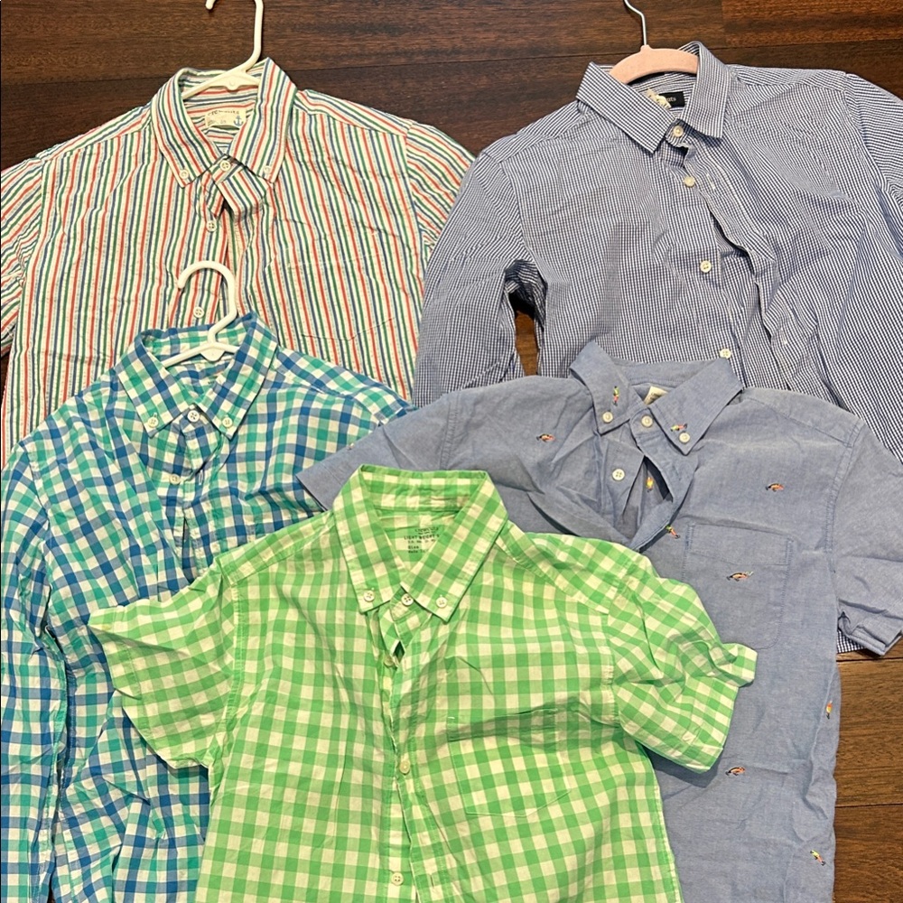 Assorted JCrew kids button down shirt size 12